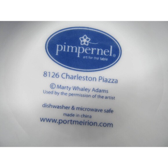 Pimpernel  Charleston Piazza Marty Whaley Adams Set of 2 - Picture 8 of 12